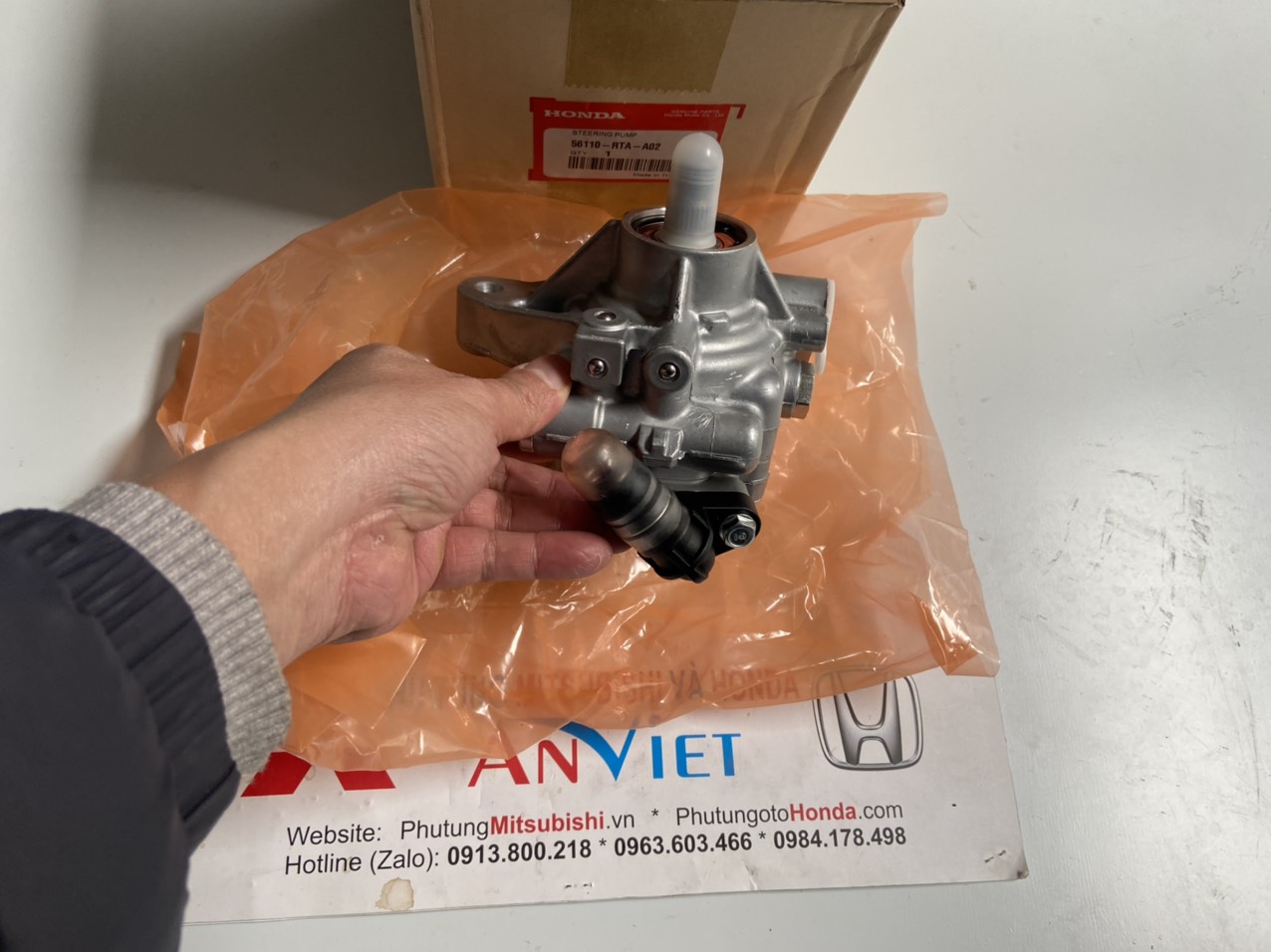 Bơm trợ lực lái xe honda CRV 2010 